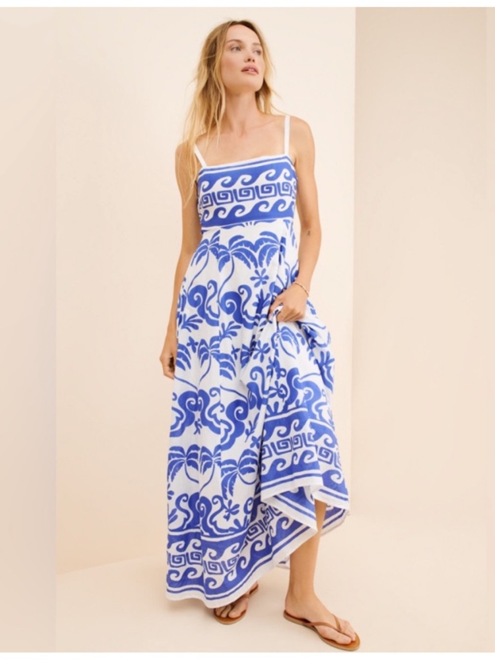 Anthropologie Beach Riot Rianne Printed Maxi Dress